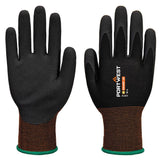 Portwest Handbescherming Handschoenen A373 GP grip 18 latex zandkorrel zwart(K8)