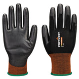 Portwest Handbescherming Handschoenen A376 GP grip 21 PU zwart(K8)