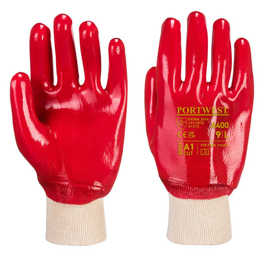 Portwest Handschoenen A400 rood(RE)