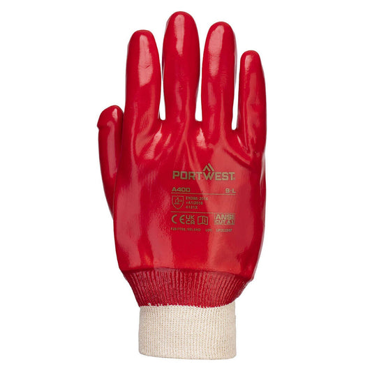 Portwest Handschoenen A400 rood(RE)