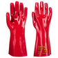 Portwest werkhandschoen A435 PVC vloeistof rood(RE)