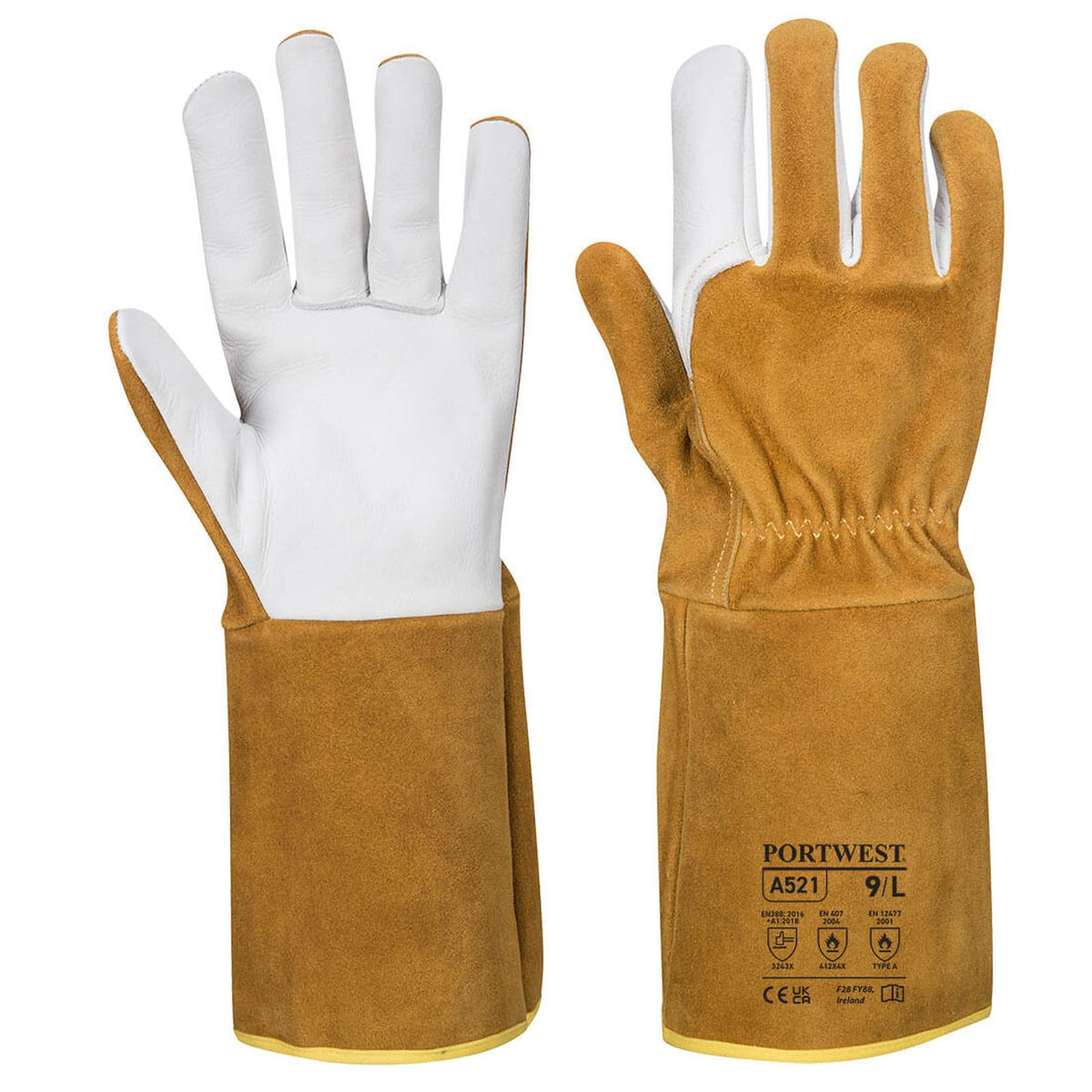 Portwest Handschoenen A521 Vlamvertragend bruin(BR)