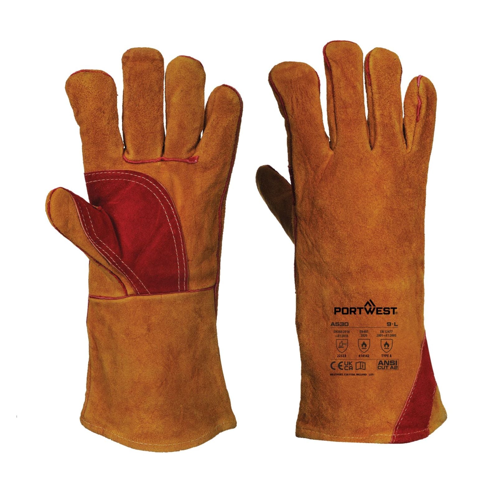 Portwest Handschoenen A530 bruin(BR)