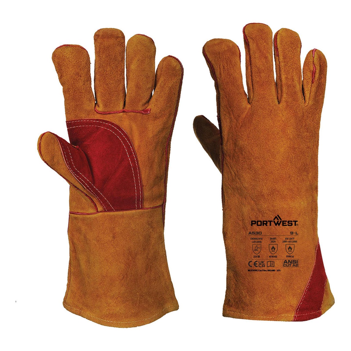 Portwest Handschoenen A530 bruin(BR)