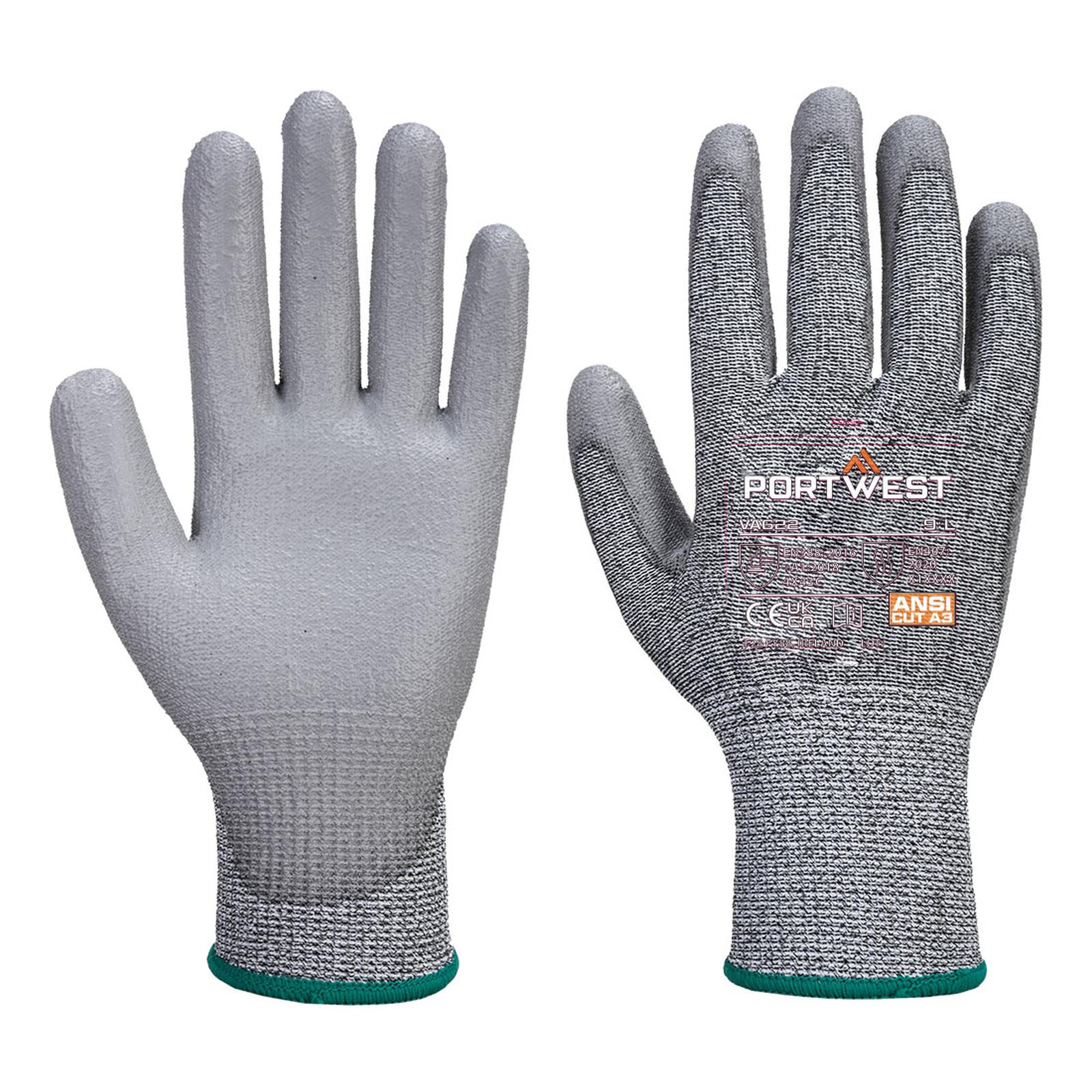 Portwest Handschoenen A622 Snijbestendig grijs(G7)