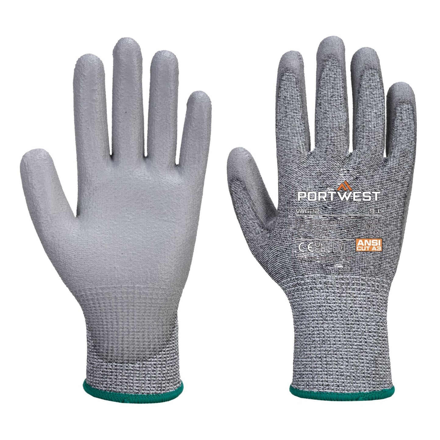 Portwest Handschoenen A622 Snijbestendig grijs(G7)