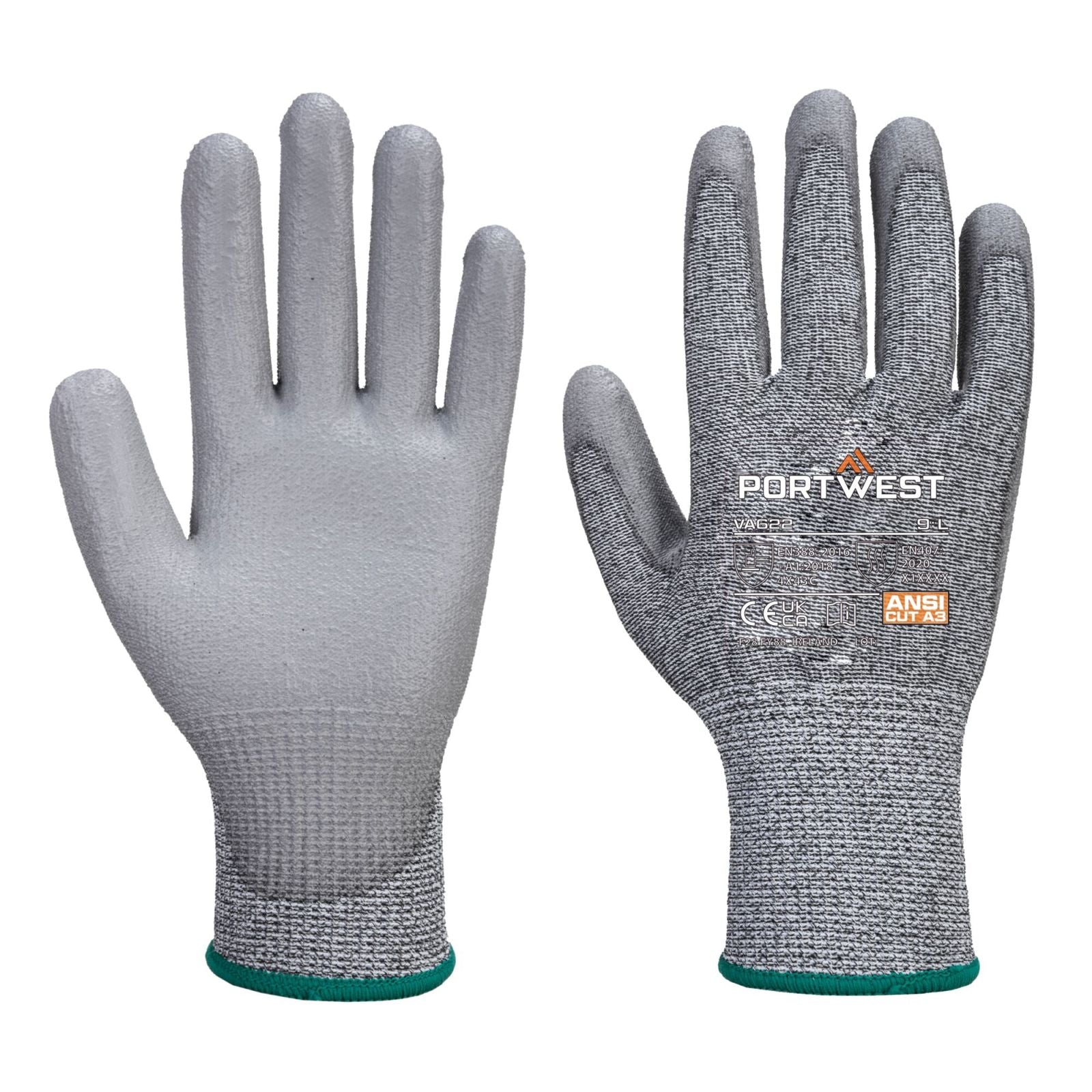 Portwest Handschoenen A622 Snijbestendig grijs(G7)