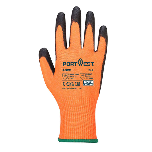 Portwest Handschoenen A625 oranje-zwart(O8)