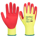 Portwest Handschoenen A626 Vis-Tex HR snijbestendige handschoen met Nitril geel-rood(Y5)
