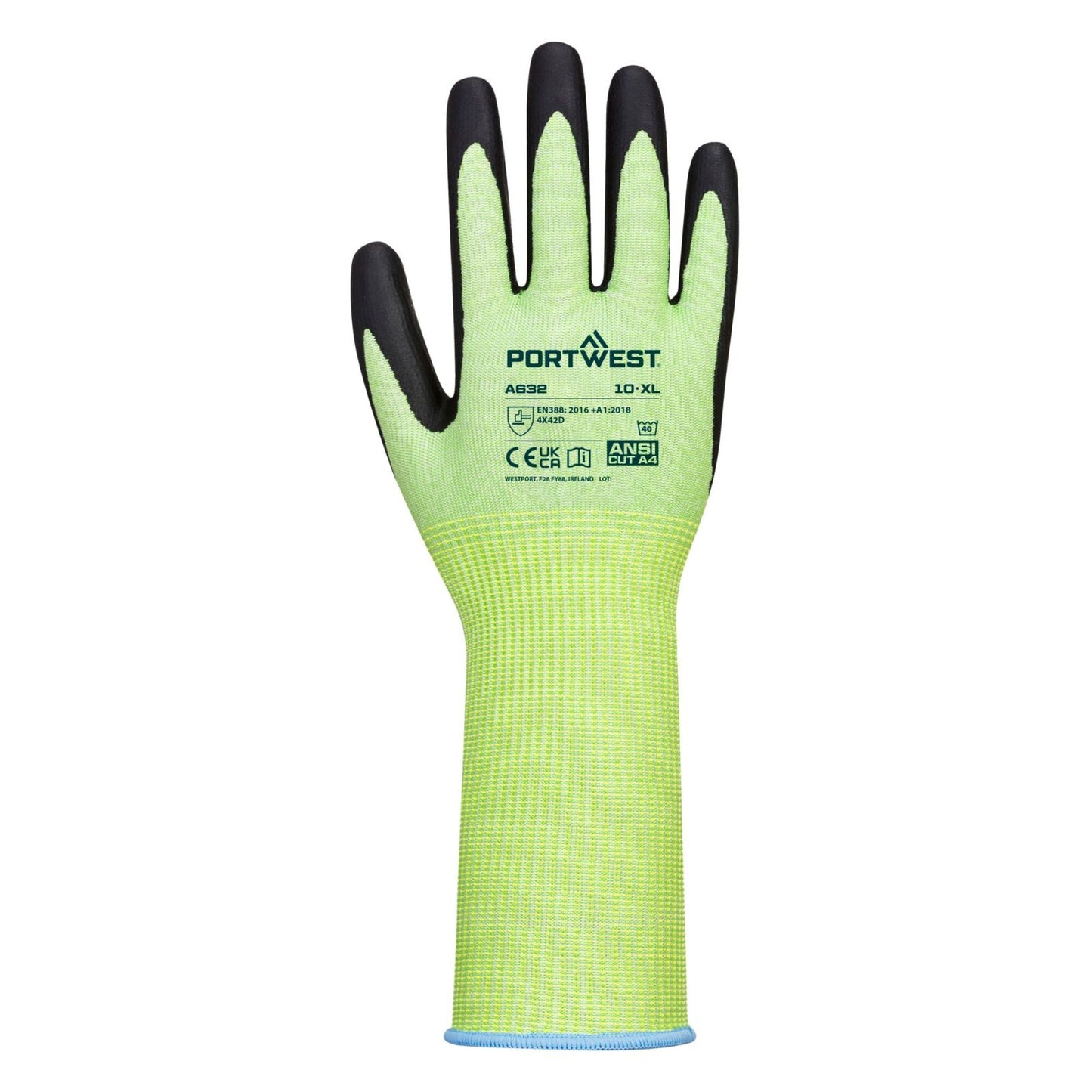 Portwest Handschoenen A632 groen-zwart(E8)