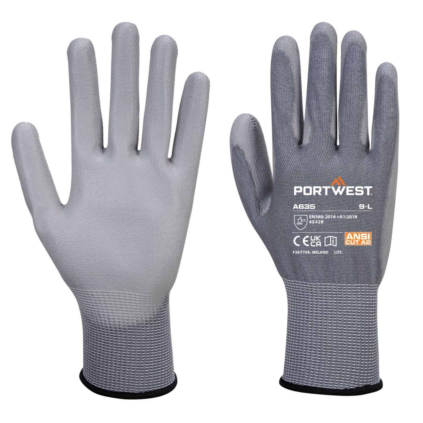Portwest Handschoenen A635 grijs(G7)