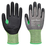 Portwest Handbescherming CS Handschoenen A636 CS cut C18 nitrile contacthitte grijs-zwart(G8)