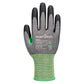 Portwest Handbescherming CS Handschoenen A636 CS cut C18 nitrile contacthitte grijs-zwart(G8)