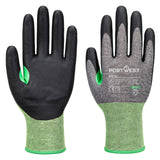 Portwest Handbescherming CS Handschoenen A636 CS cut C18 nitrile contacthitte grijs-zwart(G8)
