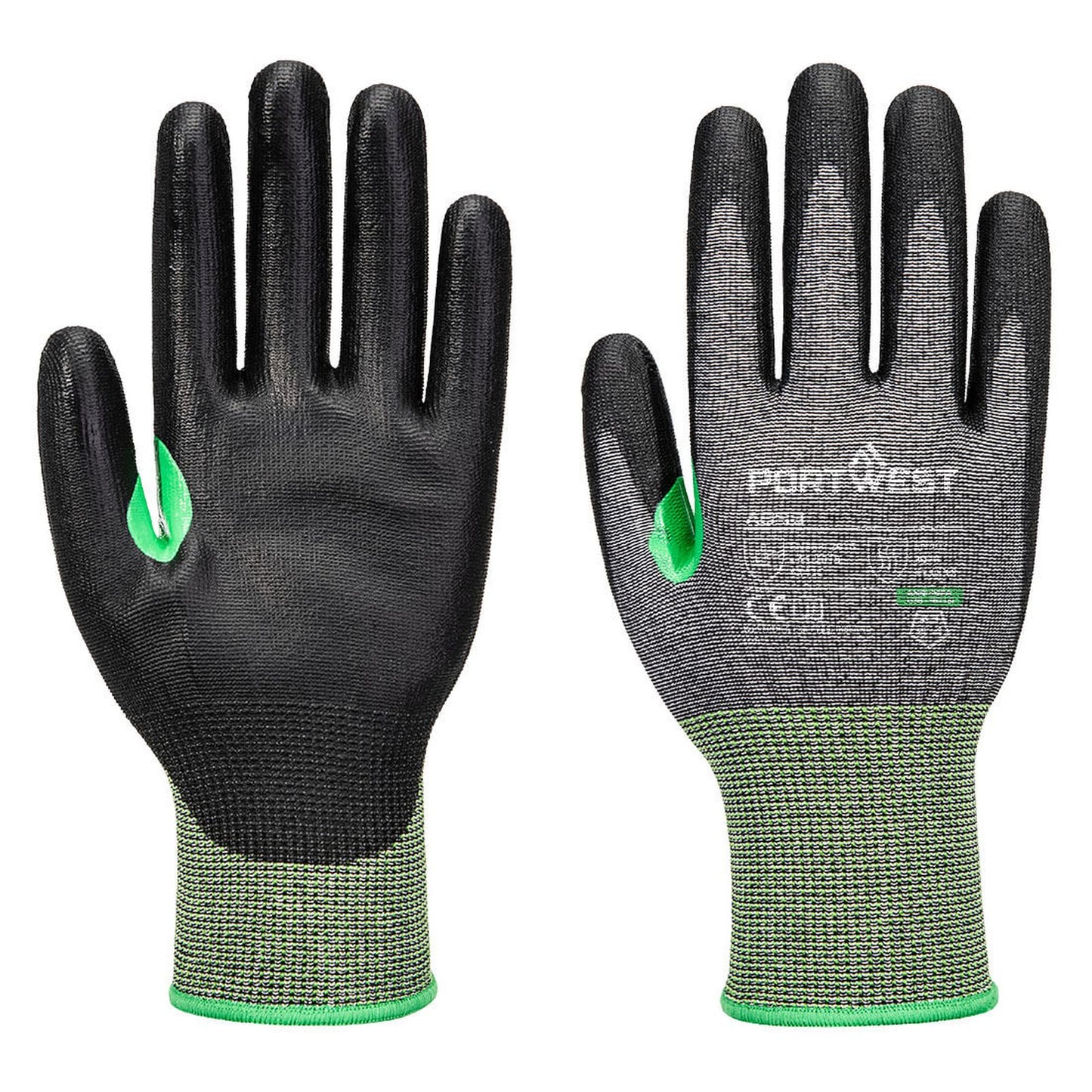 Portwest Handbescherming CS Handschoenen A638 CS cut C15 PU snij C grijs-zwart(G8)
