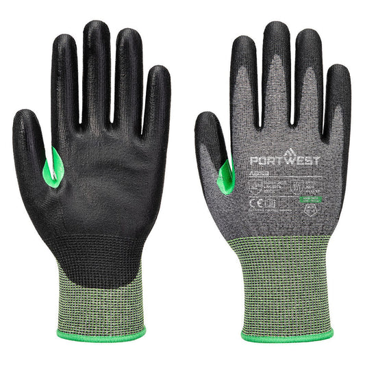 Portwest Handbescherming CS Handschoenen A638 CS cut C15 PU snij C grijs-zwart(G8)