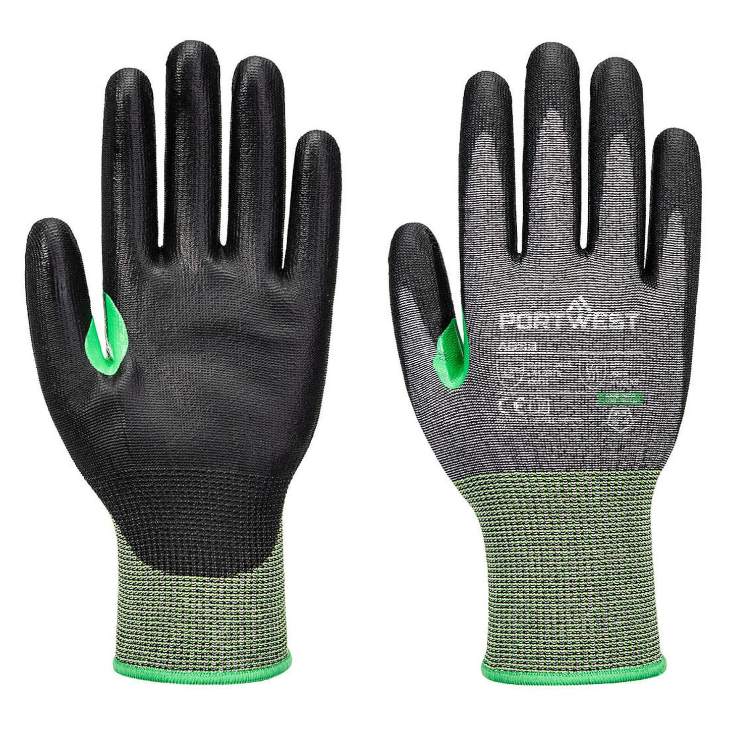 Portwest Handbescherming CS Handschoenen A638 CS cut C15 PU snij C grijs-zwart(G8)