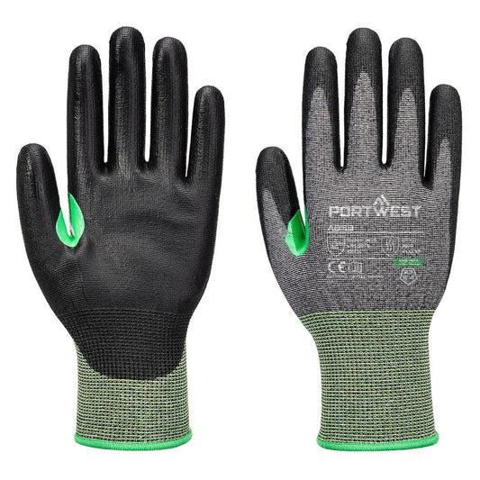 Portwest Handbescherming CS Handschoenen A638 CS cut C15 PU snij C grijs-zwart(G8)