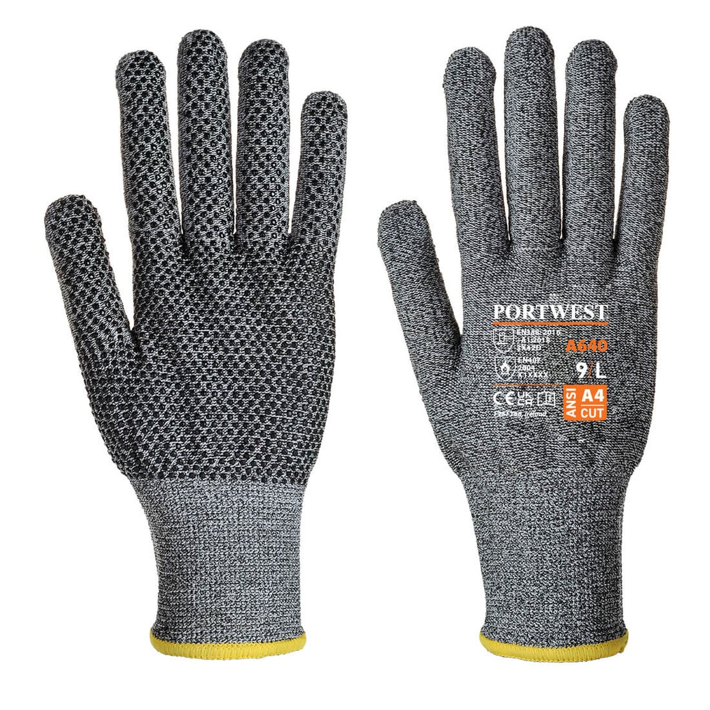 Portwest Handschoenen A640 grijs(G7)
