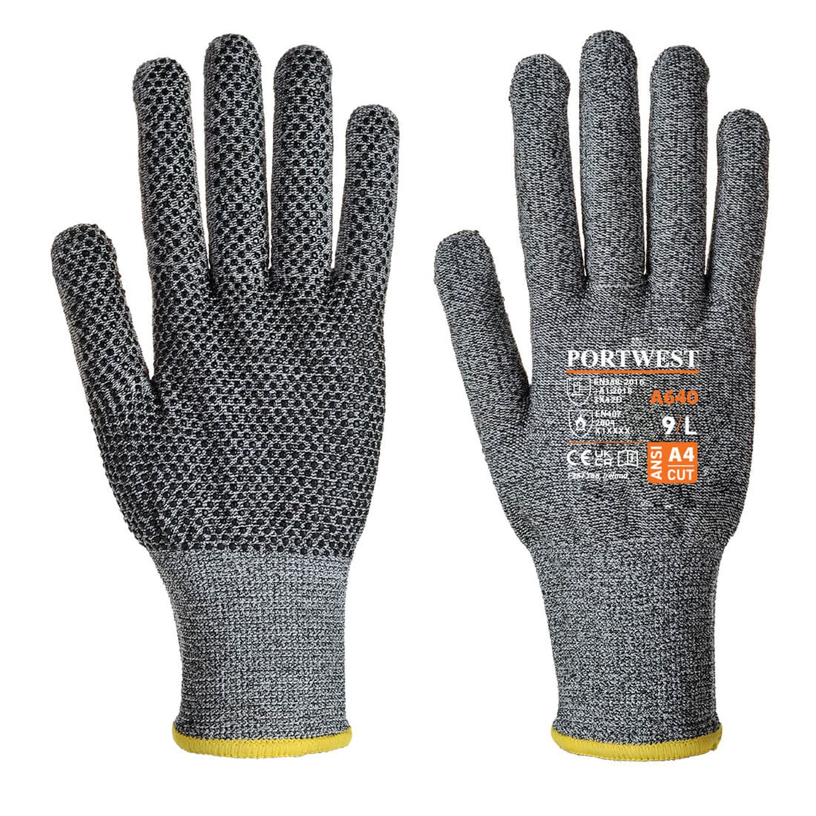 Portwest Handschoenen A640 grijs(G7)