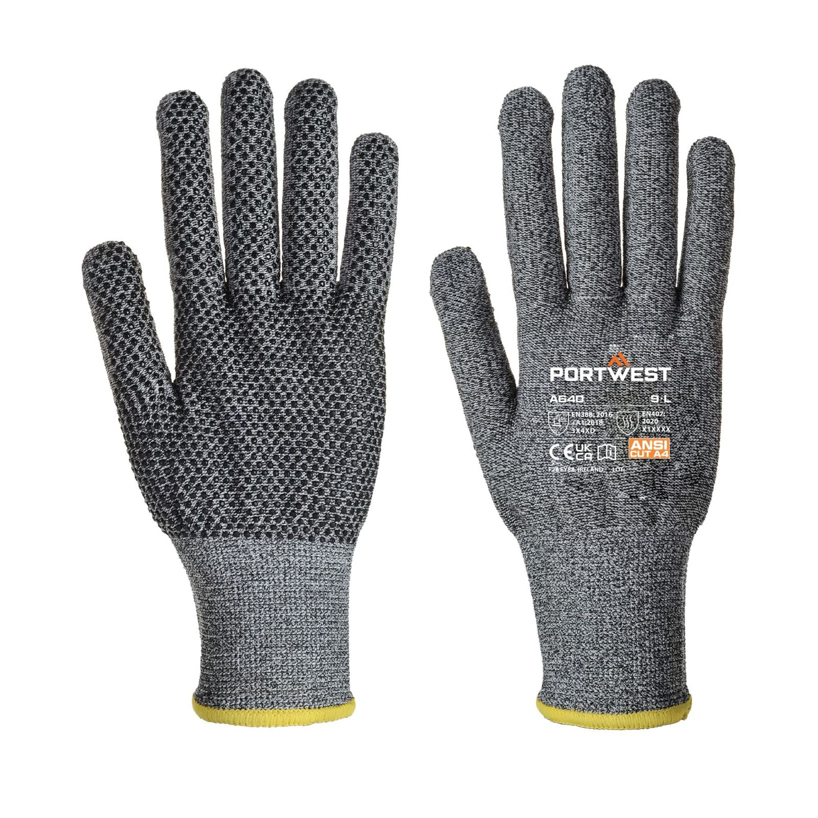 Portwest Handschoenen A640 grijs(G7)