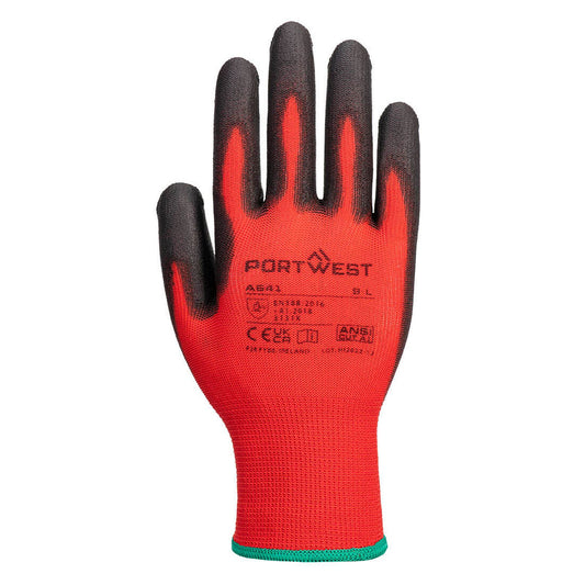 Portwest Handschoenen A641 rood-zwart(R8)