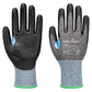 Portwest Handbescherming CS Handschoenen A642 CS cut D18 PU snij D grijs-zwart(G8)
