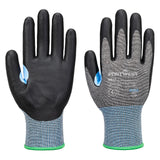 Portwest Handbescherming CS Handschoenen A644 CS cut D15 nitril snij D grijs-zwart(G8)