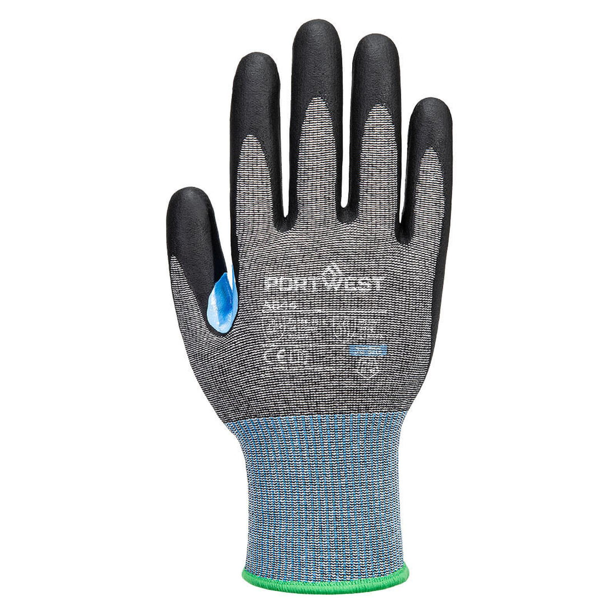 Portwest Handbescherming CS Handschoenen A644 CS cut D15 nitril snij D grijs-zwart(G8)