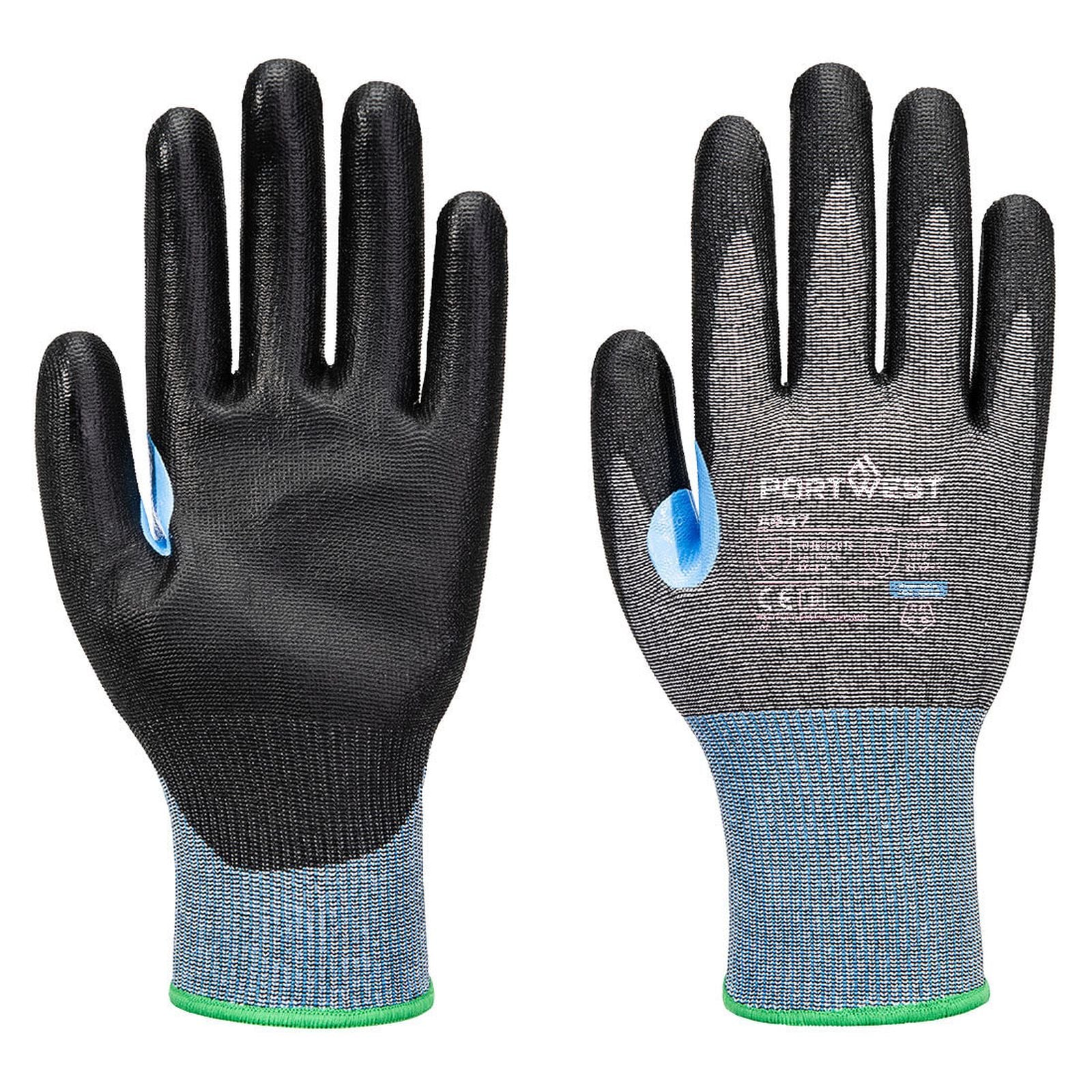 Portwest Handbescherming CS Handschoenen A647 CS cut D15 PU grijs-zwart(G8)