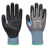 Portwest Handbescherming CS Handschoenen A647 CS cut D15 PU grijs-zwart(G8)