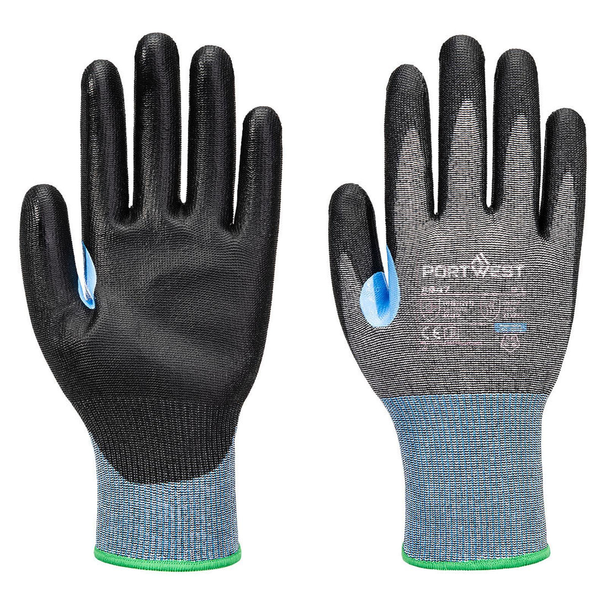 Portwest Handbescherming CS Handschoenen A647 CS cut D15 PU grijs-zwart(G8)