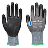Portwest Handbescherming CS Handschoenen A649 CS cut D21 PU grijs-zwart(G8)