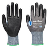 Portwest Handbescherming CS Handschoenen A649 CS cut D21 PU grijs-zwart(G8)