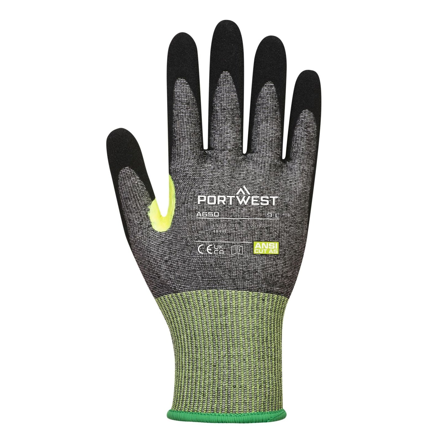 Portwest Handschoenen A650 grijs-zwart(G8)