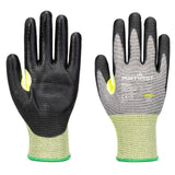 Portwest Handbescherming CS Handschoenen A651 CS cut E15 PU grijs-zwart(G8)