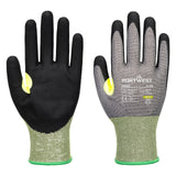 Portwest Handbescherming CS Handschoenen A652 CS cut E21 nitril grijs-zwart(G8)