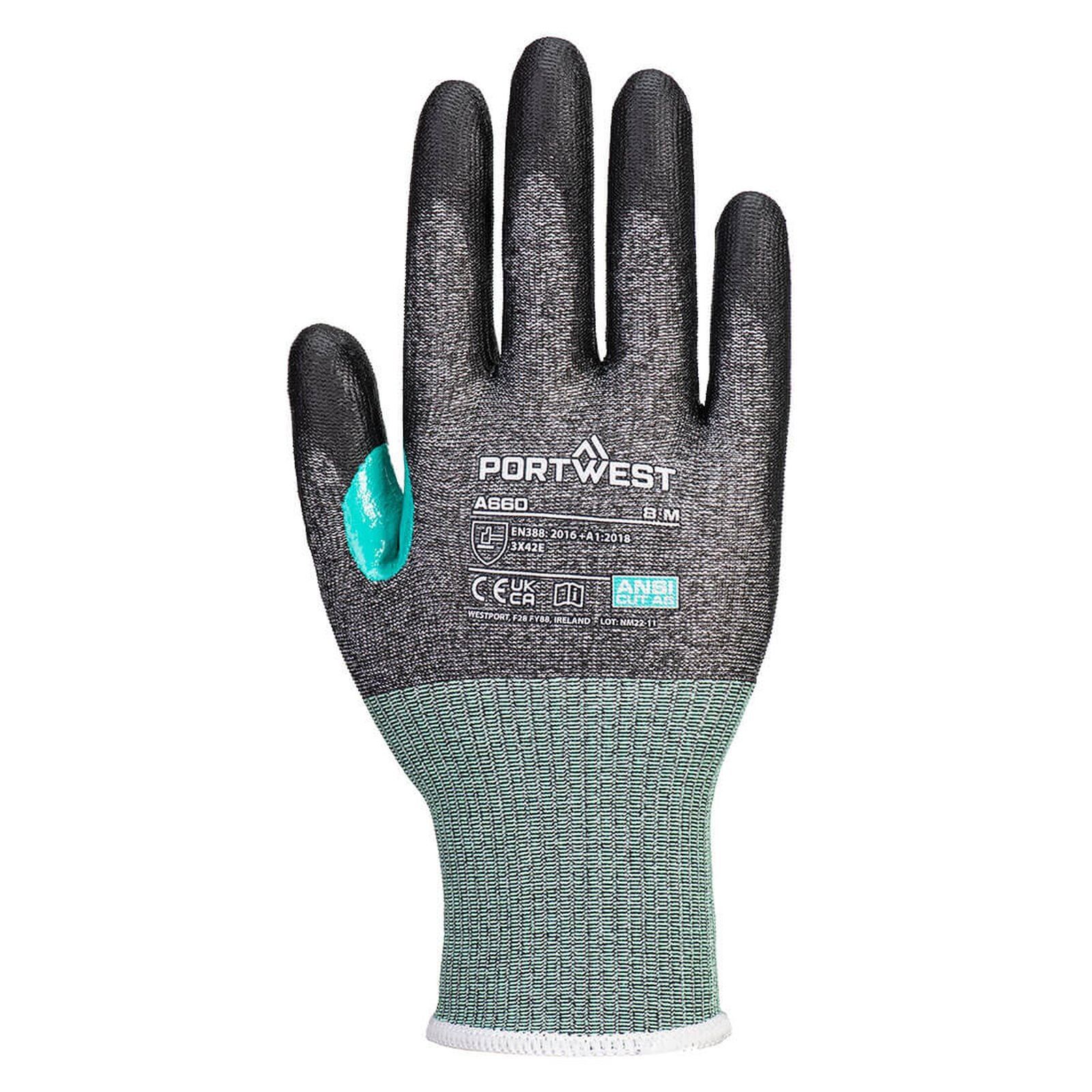 Portwest Handschoenen A660 zwart(K8)