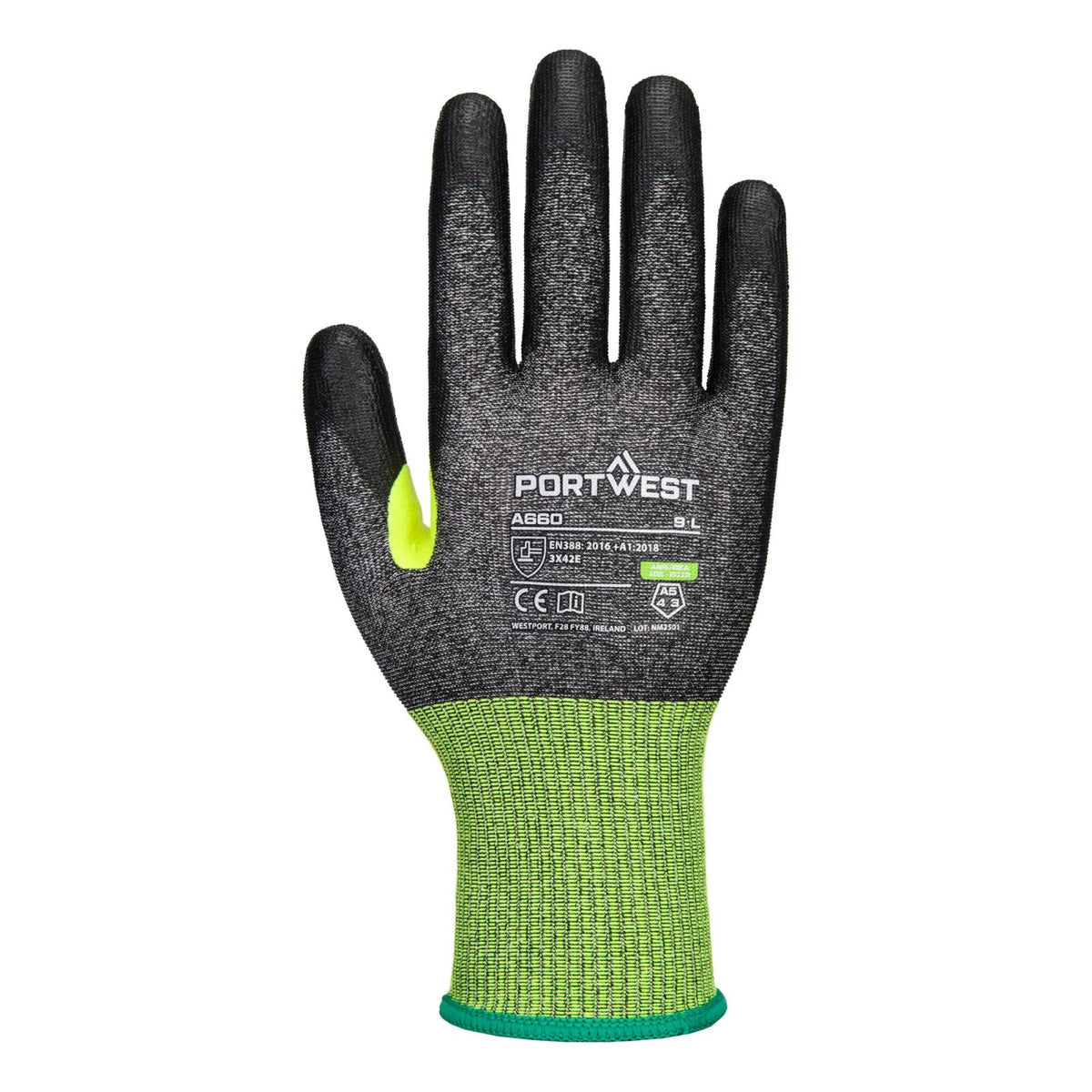 Portwest Handschoenen A660 zwart(K8)