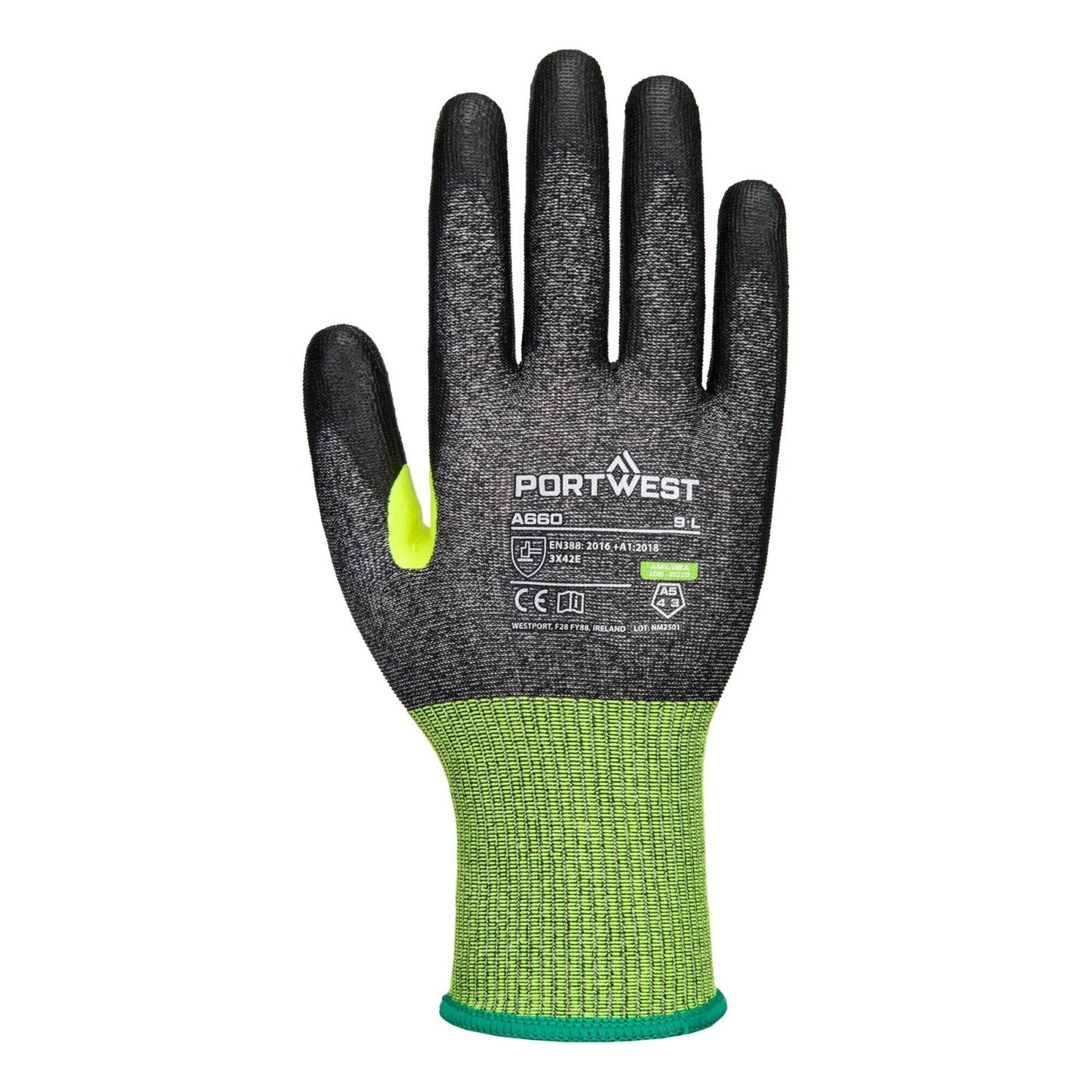 Portwest Handschoenen A660 zwart(K8)