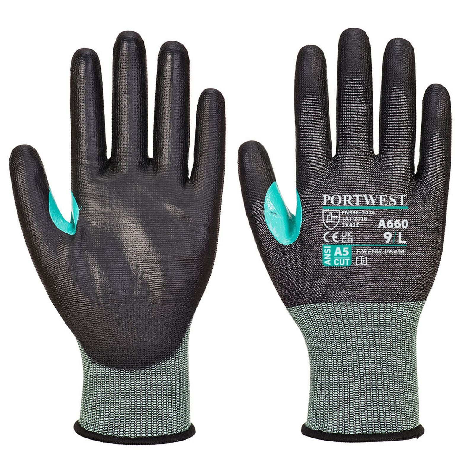 Portwest Handschoenen A660 zwart(K8)