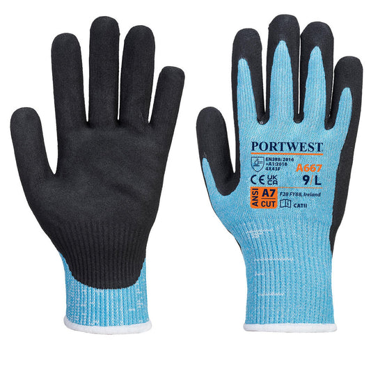 Portwest Handschoenen A667 blauw-zwart(B8)