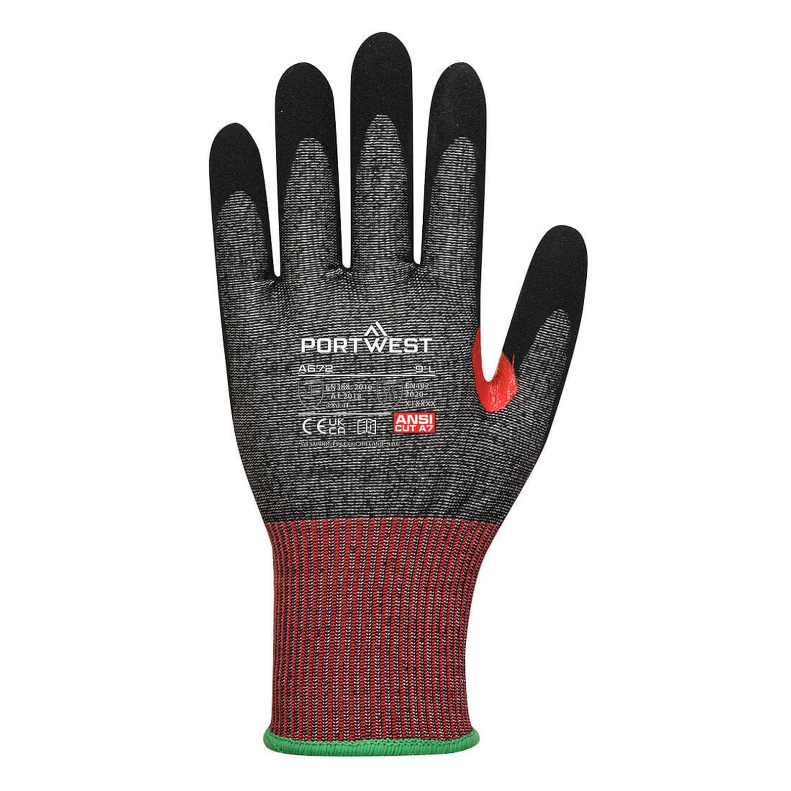 Portwest Handschoenen A672 zwart(K8)