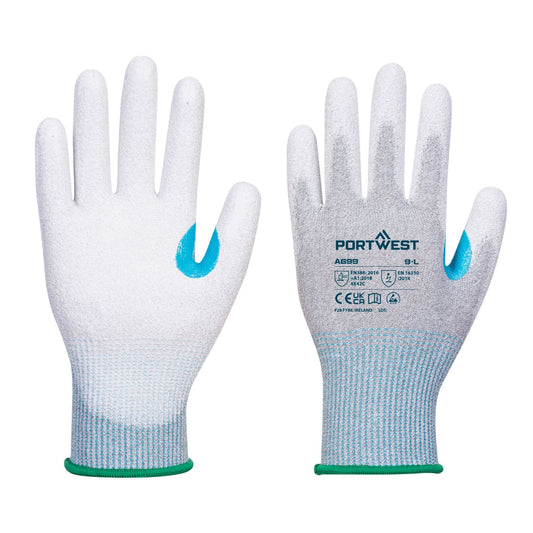 Portwest handschoenen A699 grijs-wit(G6)