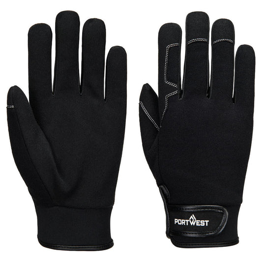 Portwest Mechanische Handschoenen Handbescherming Handschoen A701  Mechanic 81 zwart(BK)