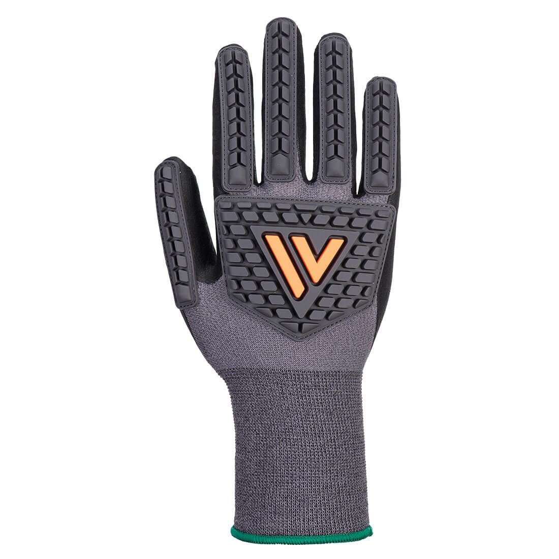 Portwest Impact protection Handbescherming Handschoen A715 Grip 15 Nitril Impact zwart(K8)