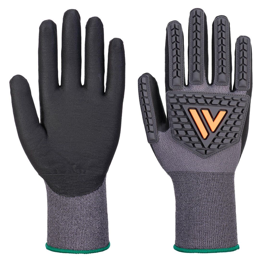 Portwest Impact protection Handbescherming Handschoen A715 Grip 15 Nitril Impact zwart(K8)