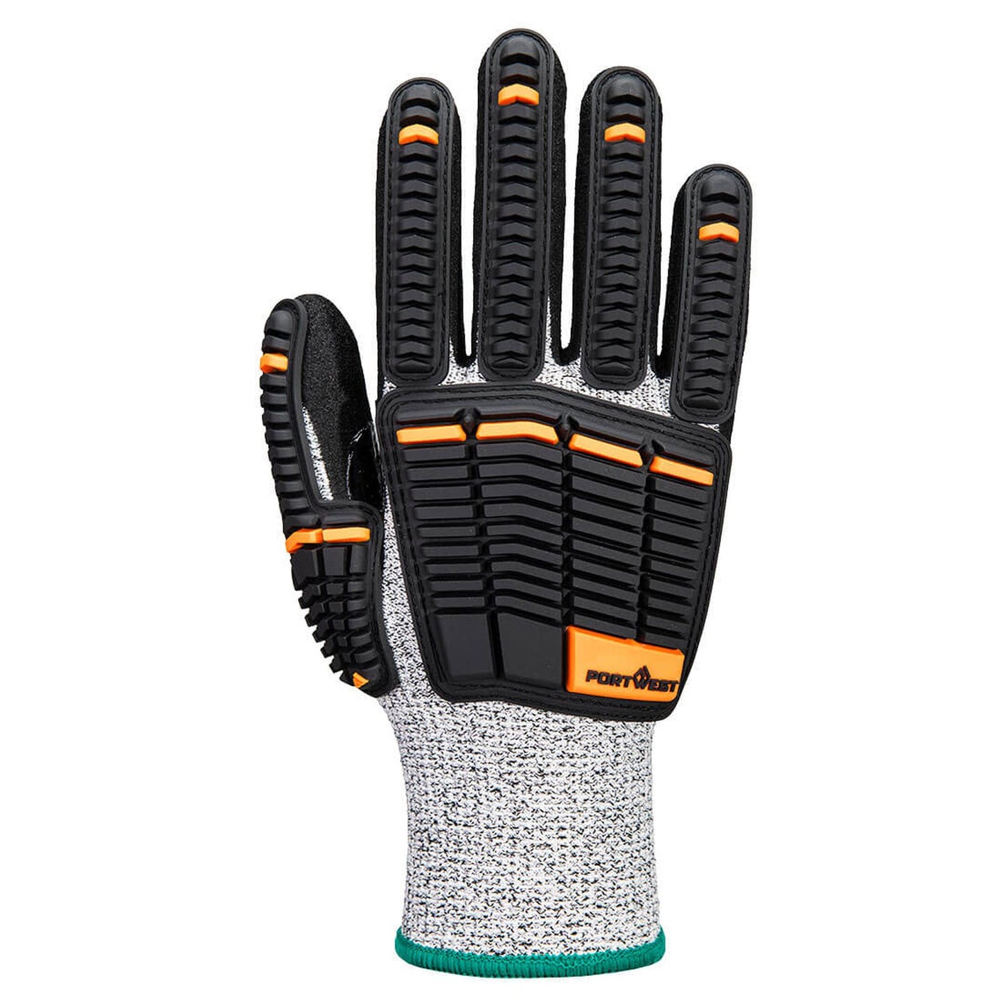 Portwest Handbescherming Impact protection Handschoenen A718 impact C13 nitril foam grijs-zwart(G8)