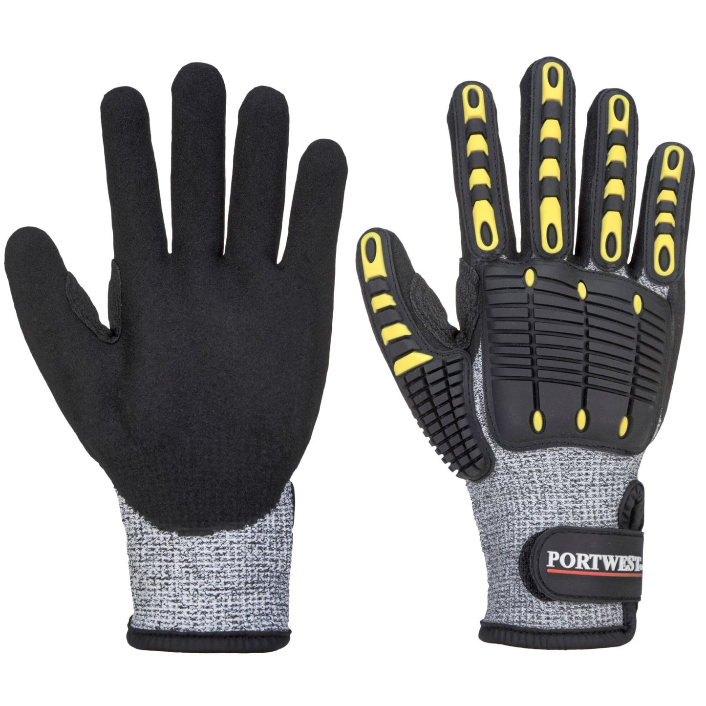 Portwest Handschoenen A722 grijs-zwart(G8)