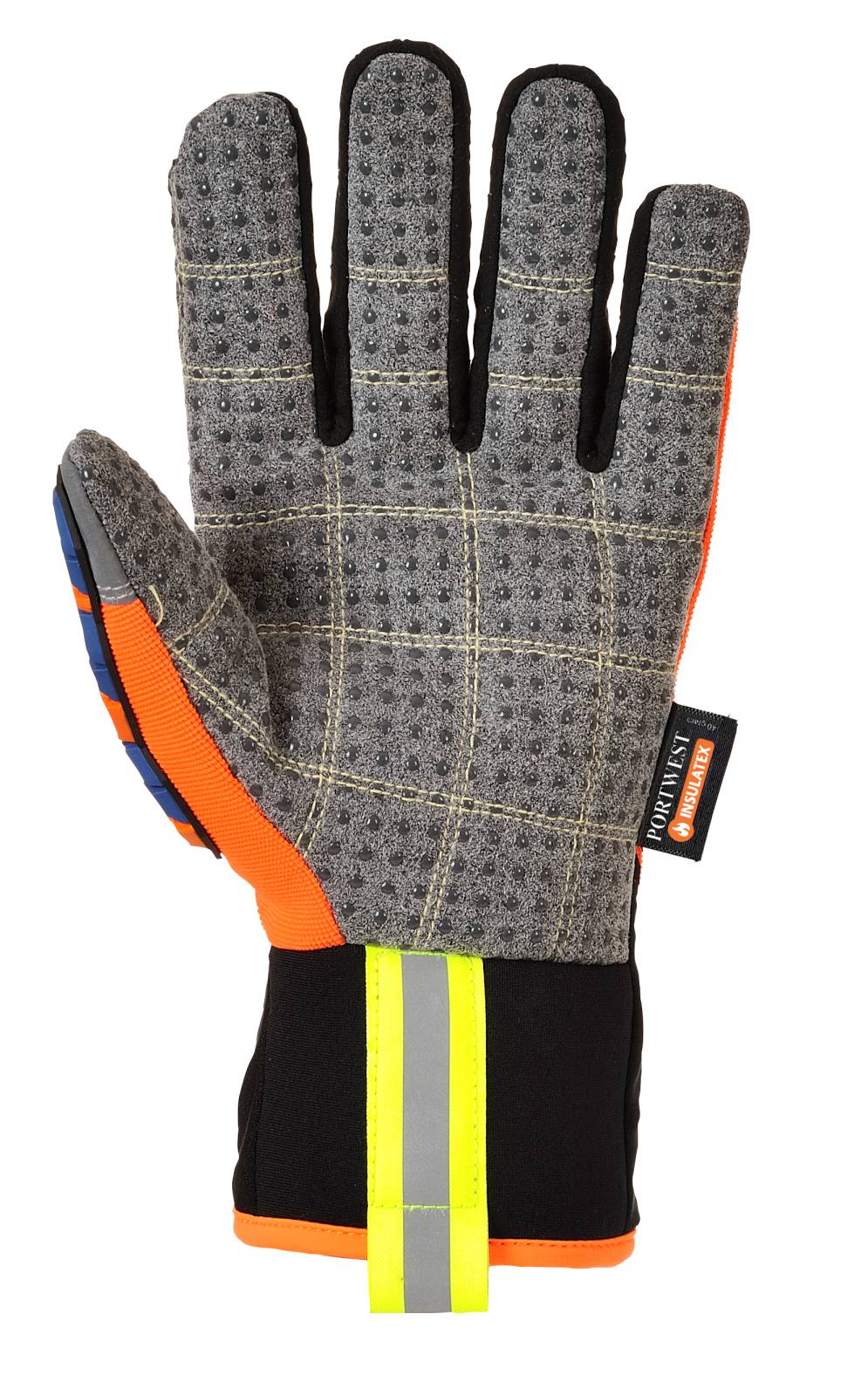 Portwest Handschoenen A726 oranje-blauw(O4)